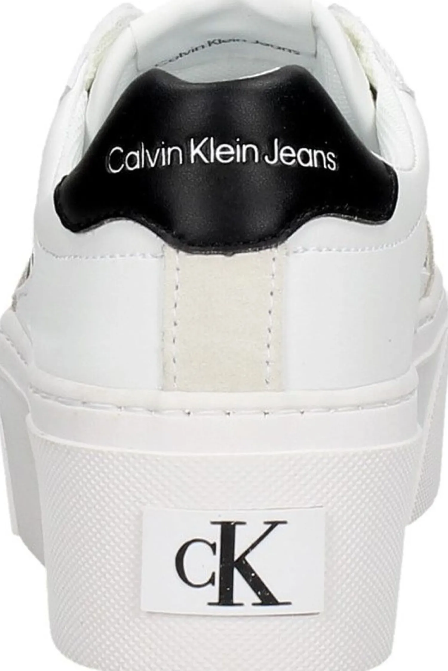 Calvin Klein Cupsole Flatform Mix Lth WN Wit Fashion