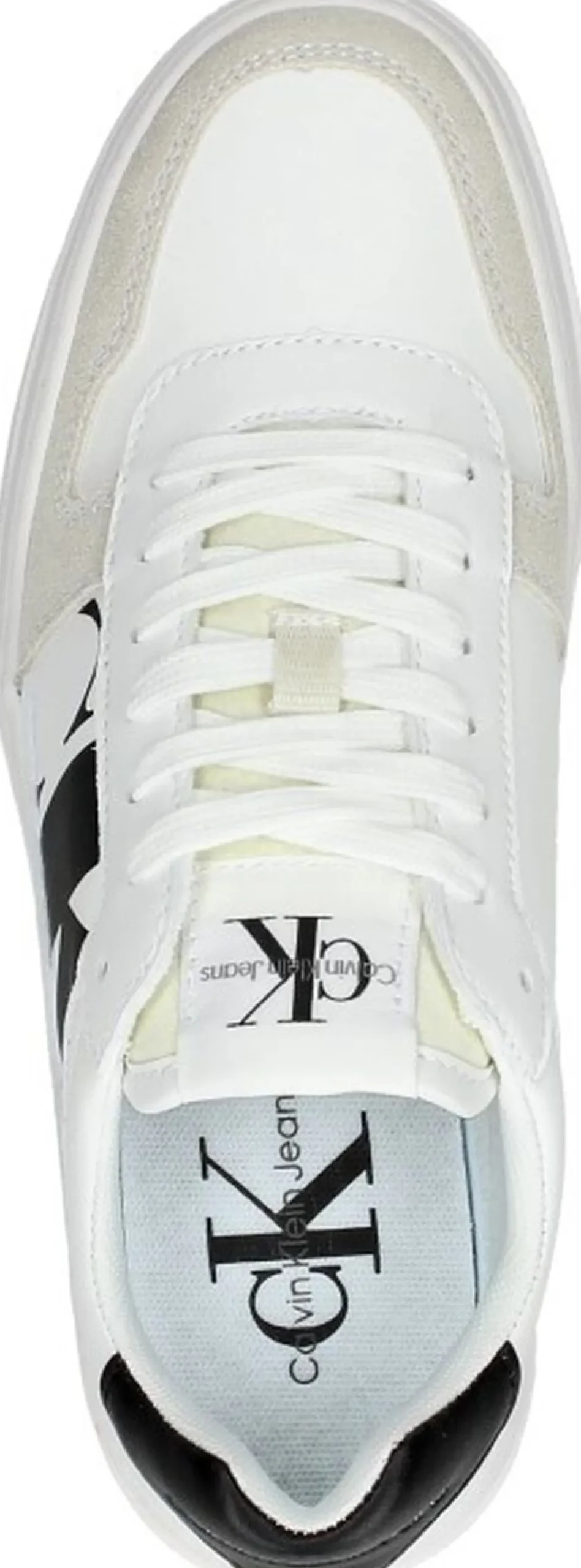 Calvin Klein Cupsole Flatform Mix Lth WN Wit Fashion