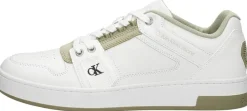 Calvin Klein Cupsole Laceup Basket Low LTH Wit Best