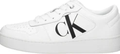 Calvin Klein Cupsole Laceup Basket Low LTH Wit Best