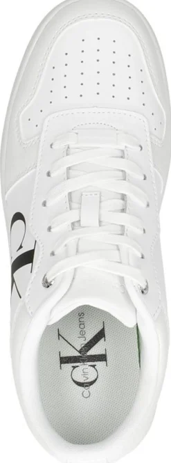 Calvin Klein Cupsole Laceup Basket Low LTH Wit Best