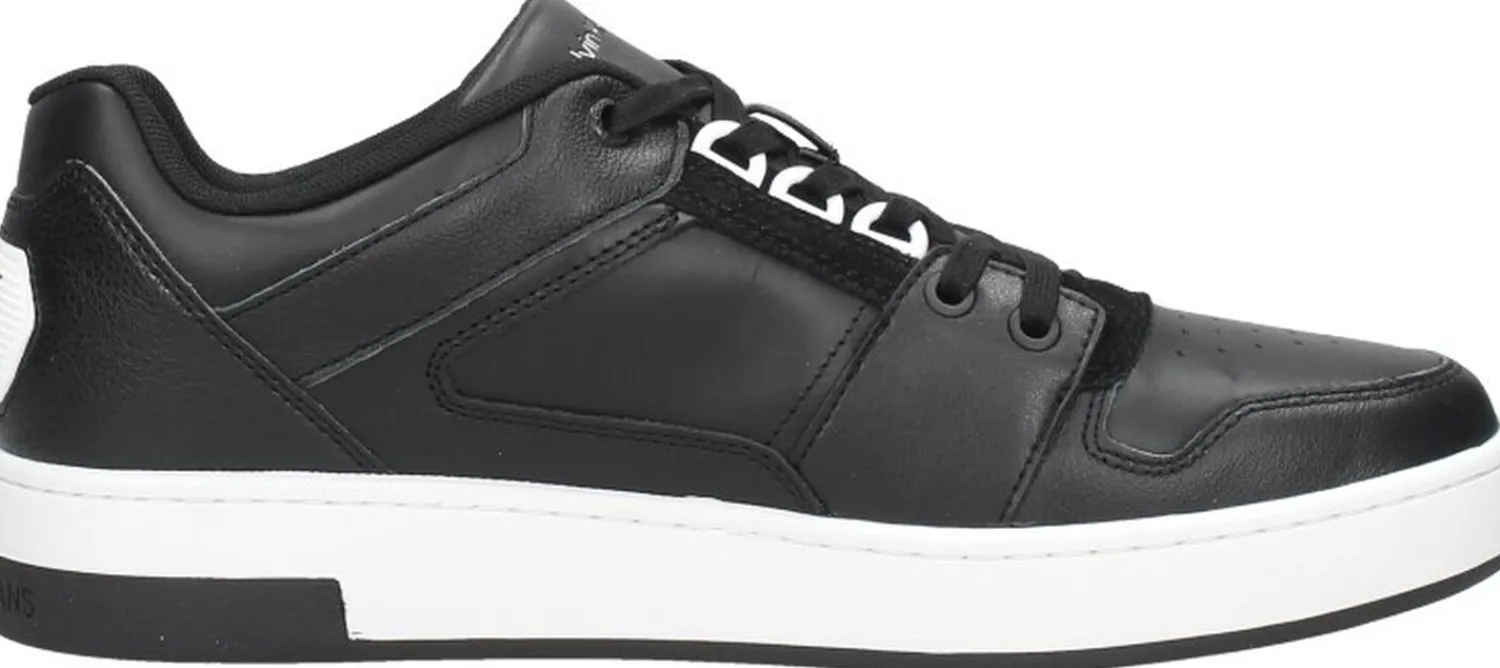 Calvin Klein Cupsole Laceup Basket Low LTH Zwart Fashion