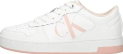 Calvin Klein Cupsole Laceup Basket Low LTH Wit New