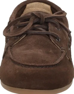 Shoecolate Dames bootschoen Donkerbruin Fashion