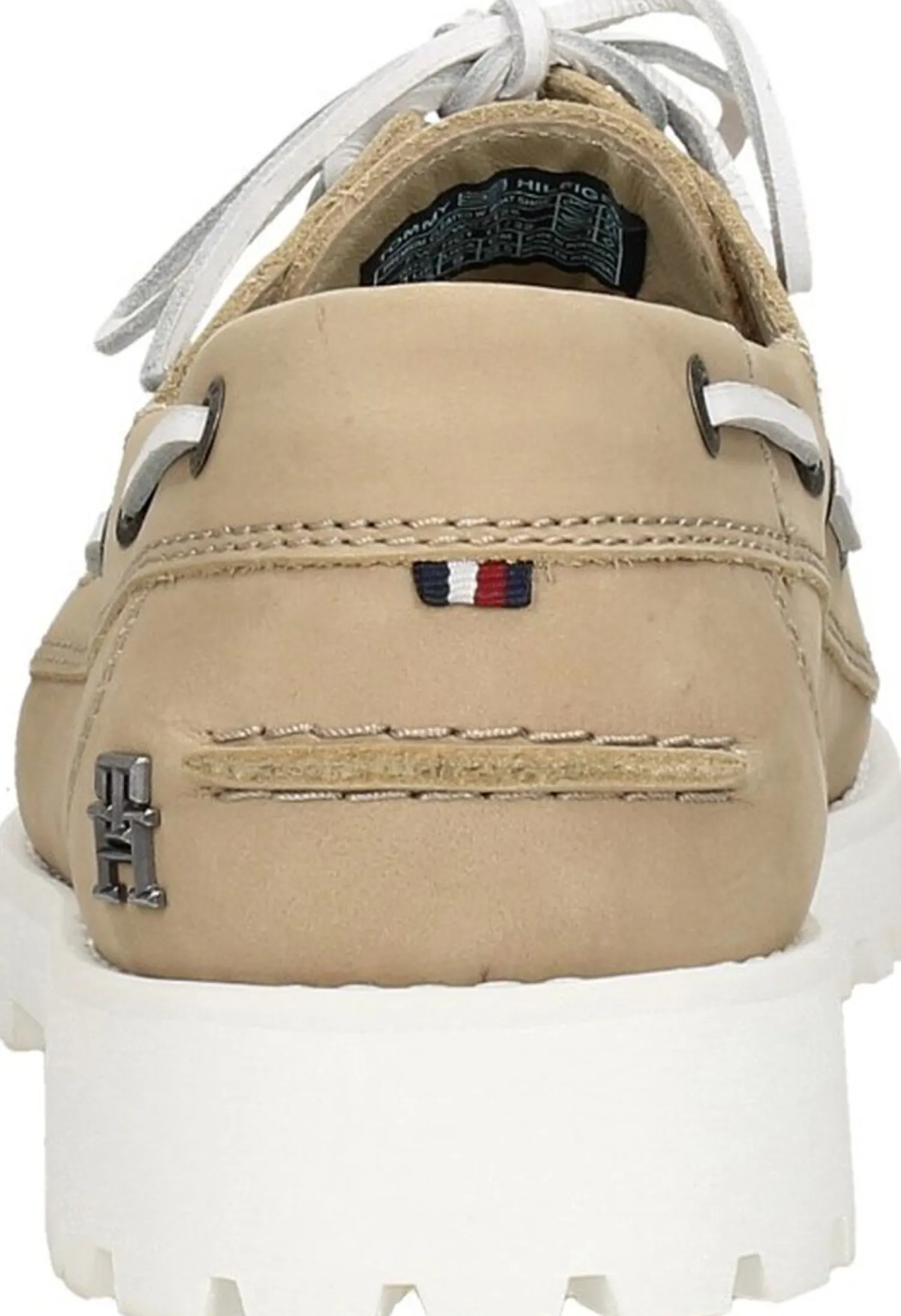 Tommy Hilfiger Dames bootschoen Beige New