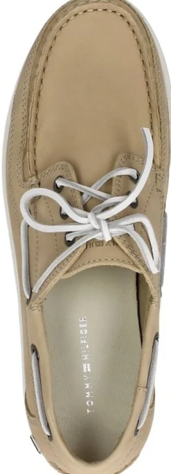 Tommy Hilfiger Dames bootschoen Beige New