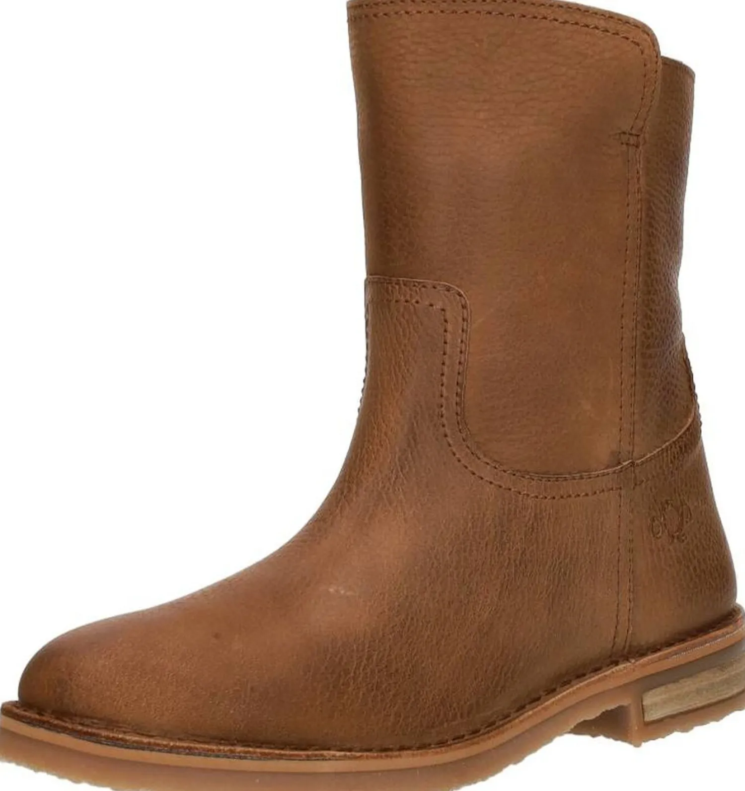 Aqa Dames enkellaarsjes Cognac New
