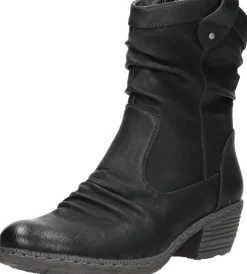 Rieker Dames enkellaarsjes Zwart New
