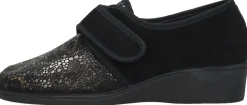 Comfort Plus Dames pantoffels Zwart Outlet