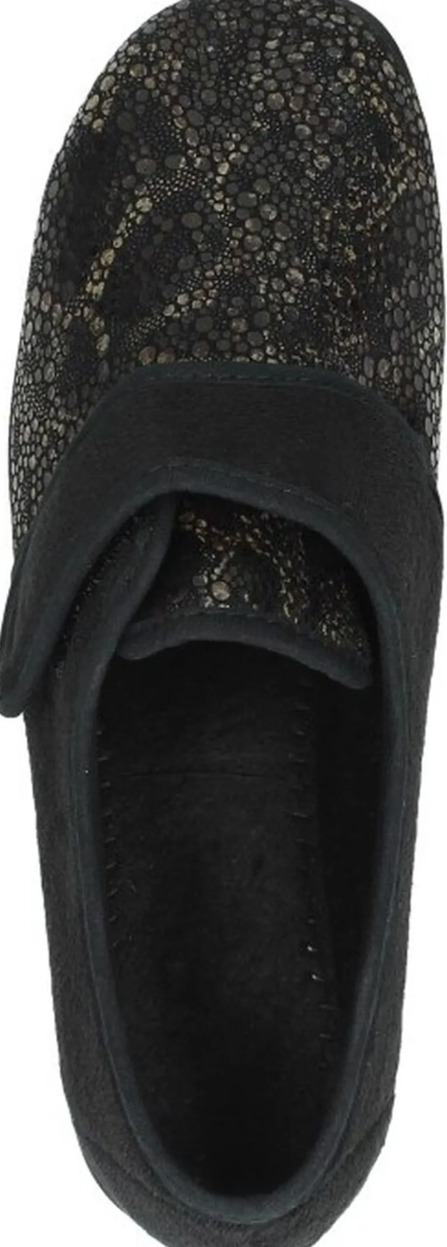 Comfort Plus Dames pantoffels Zwart Outlet