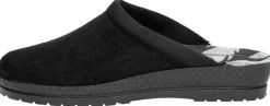 Rohde Dames pantoffels Zwart Fashion