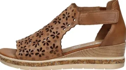 Remonte Dames sandalen Cognac Fashion