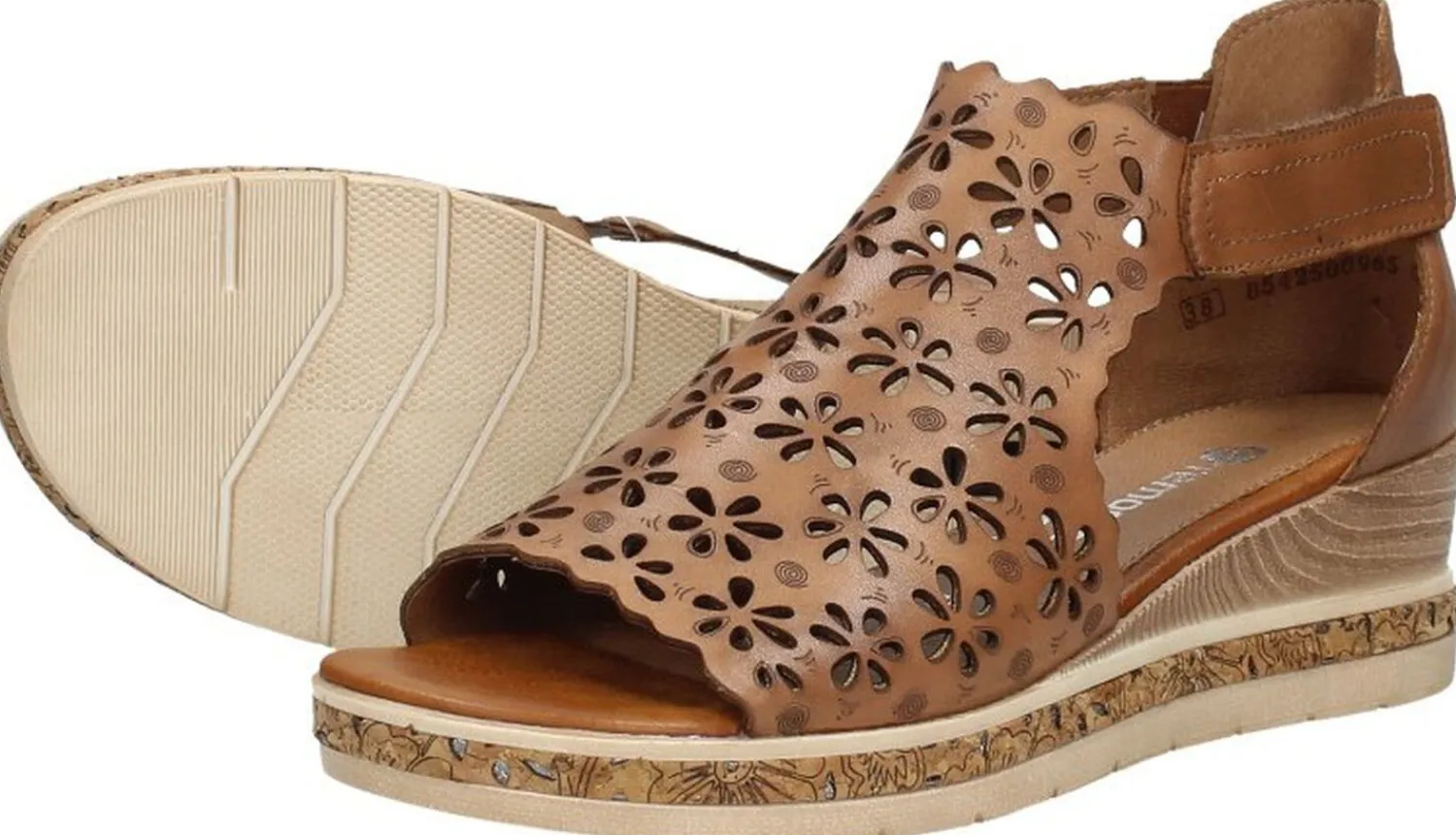 Remonte Dames sandalen Cognac Fashion