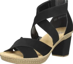 Rieker Dames sandalen Zwart Online