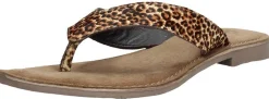 Lazamani Dames slippers Cognac Discount