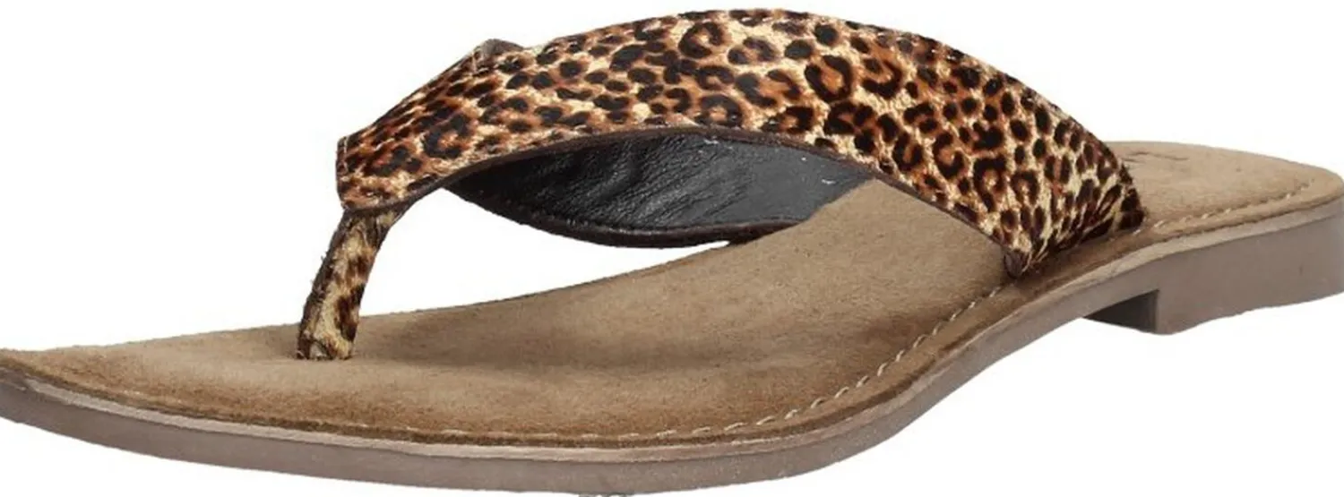 Lazamani Dames slippers Cognac Discount