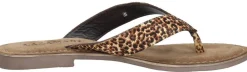 Lazamani Dames slippers Cognac Discount