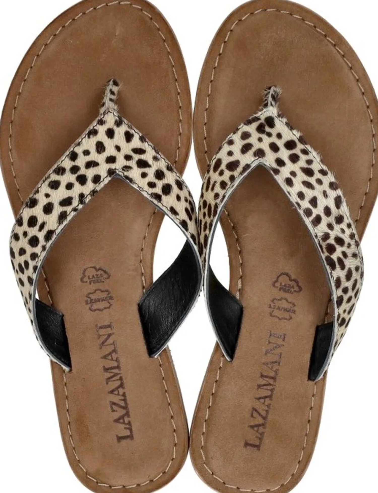 Lazamani Dames slippers Gebroken wit Online