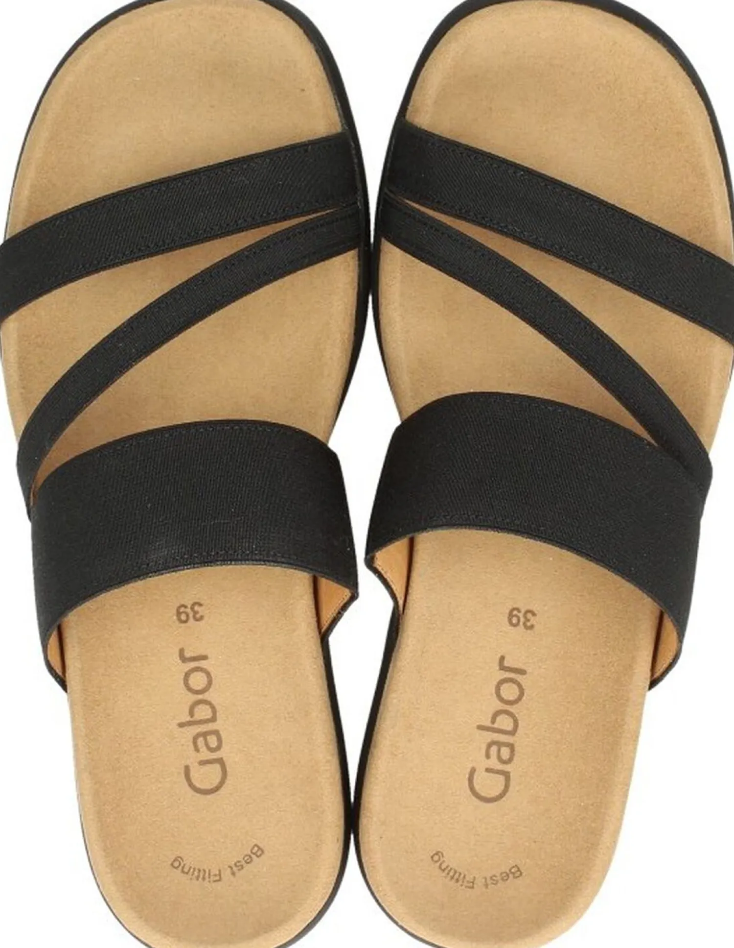Gabor Dames slippers Zwart New