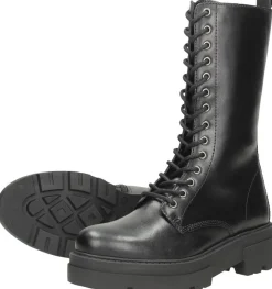 Sub55 Dames veterlaars Zwart New