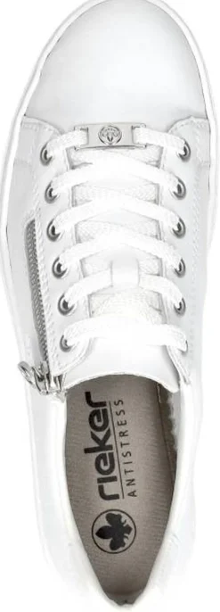 Rieker Dames veterschoenen Wit Clearance