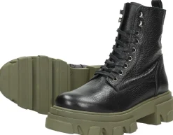 Ps. Poelman Dames veterschoenen Zwart Online