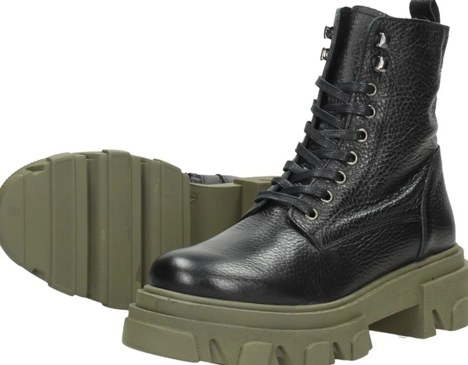 Ps. Poelman Dames veterschoenen Zwart Online