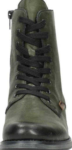Rieker Dames veterschoenen Groen Fashion