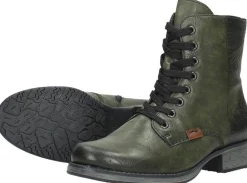 Rieker Dames veterschoenen Groen Fashion