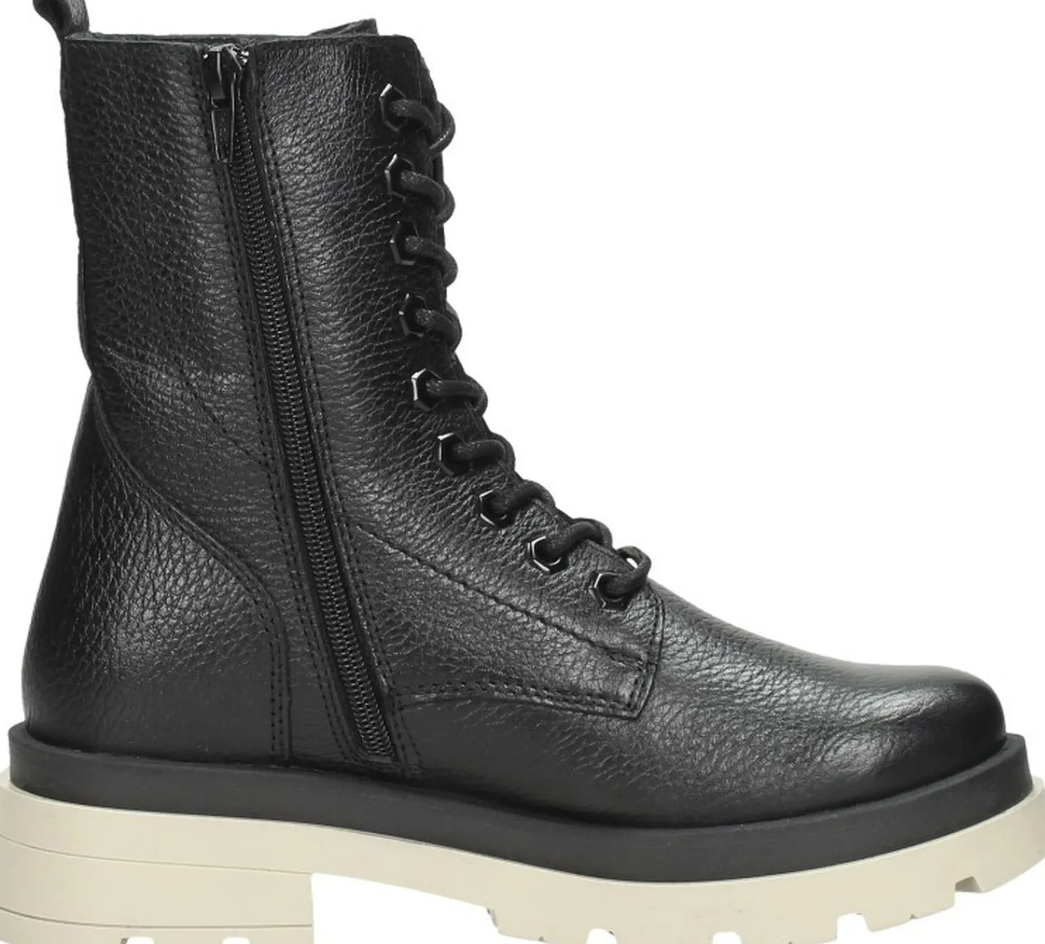 Ps. Poelman Dames veterschoenen Zwart Hot