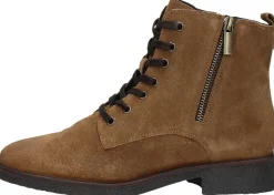 Sub55 Dames veterschoenen Cognac Fashion