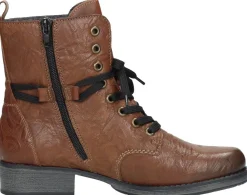 Rieker Dames veterschoenen Cognac Best