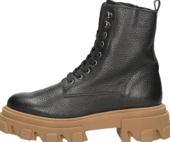 Ps. Poelman Dames veterschoenen Zwart New