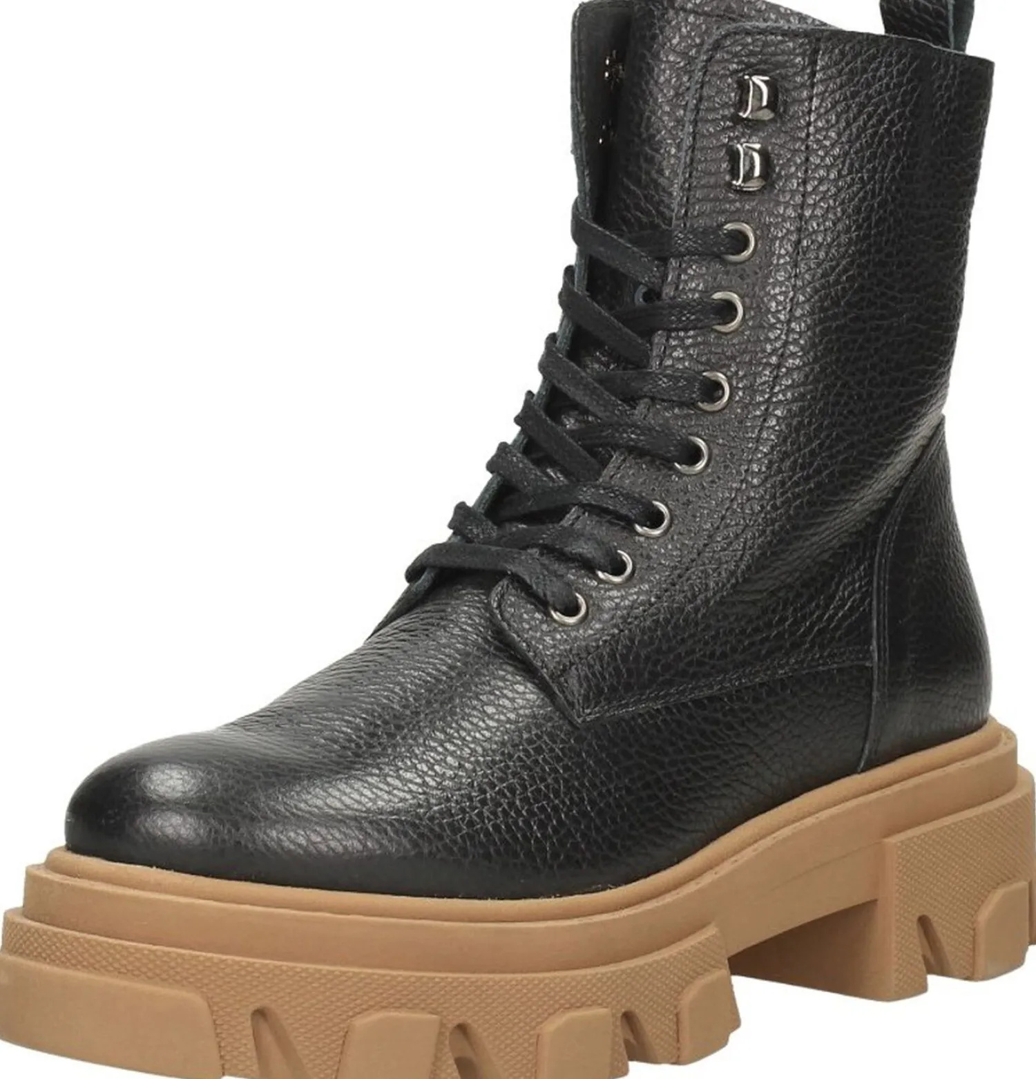 Ps. Poelman Dames veterschoenen Zwart New