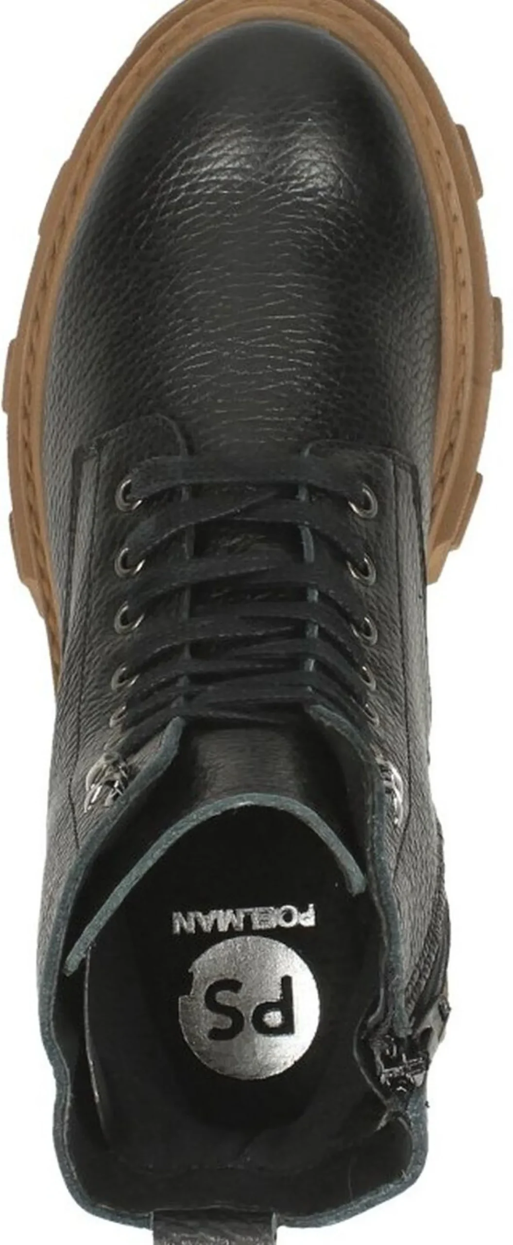 Ps. Poelman Dames veterschoenen Zwart New