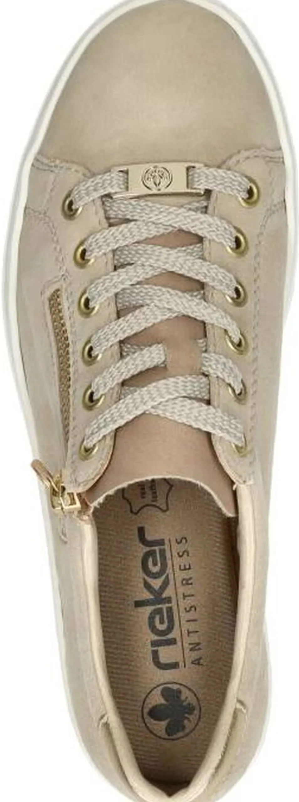 Rieker Dames veterschoenen Beige Sale