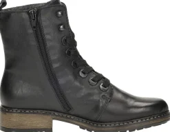 Rieker Dames veterschoenen Zwart Discount