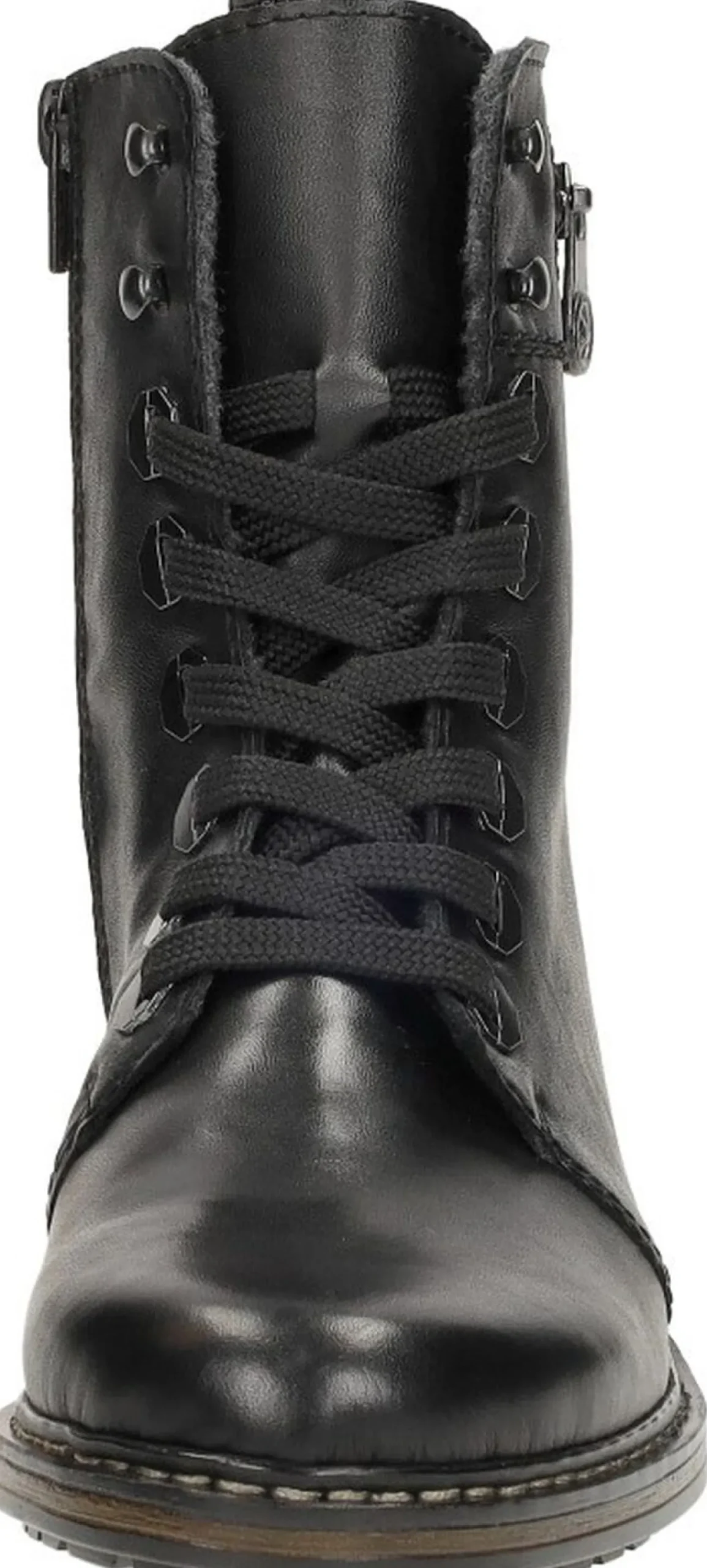 Rieker Dames veterschoenen Zwart Discount