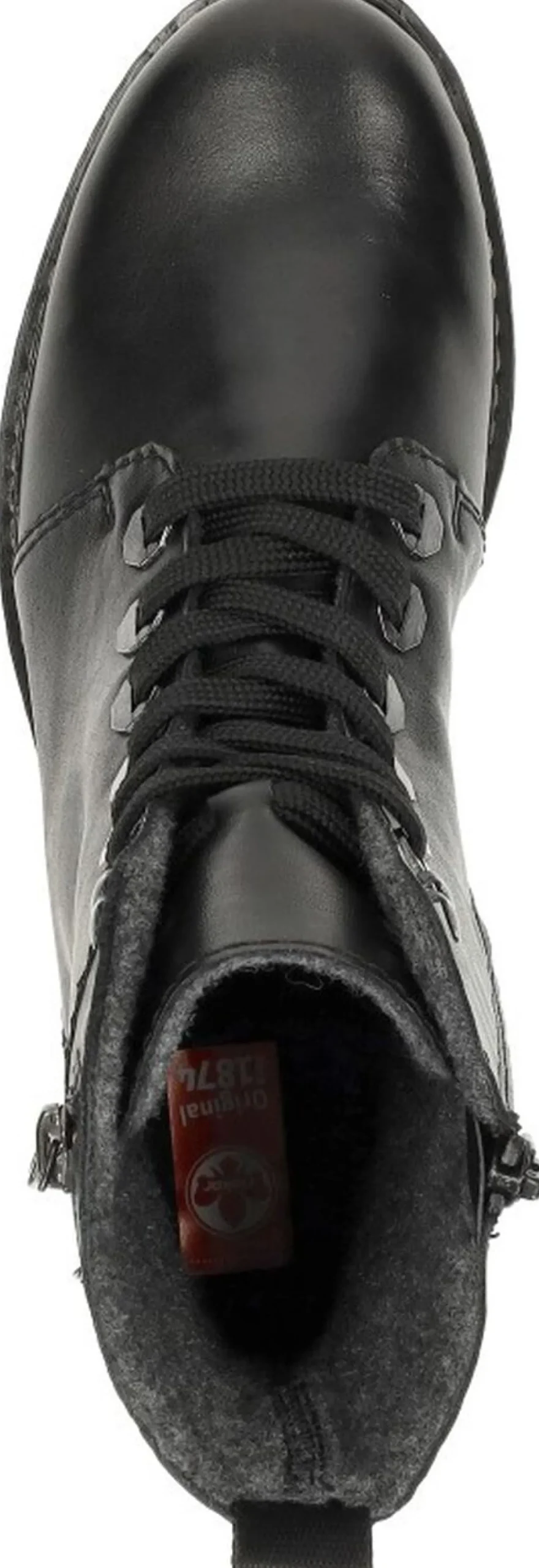Rieker Dames veterschoenen Zwart Discount
