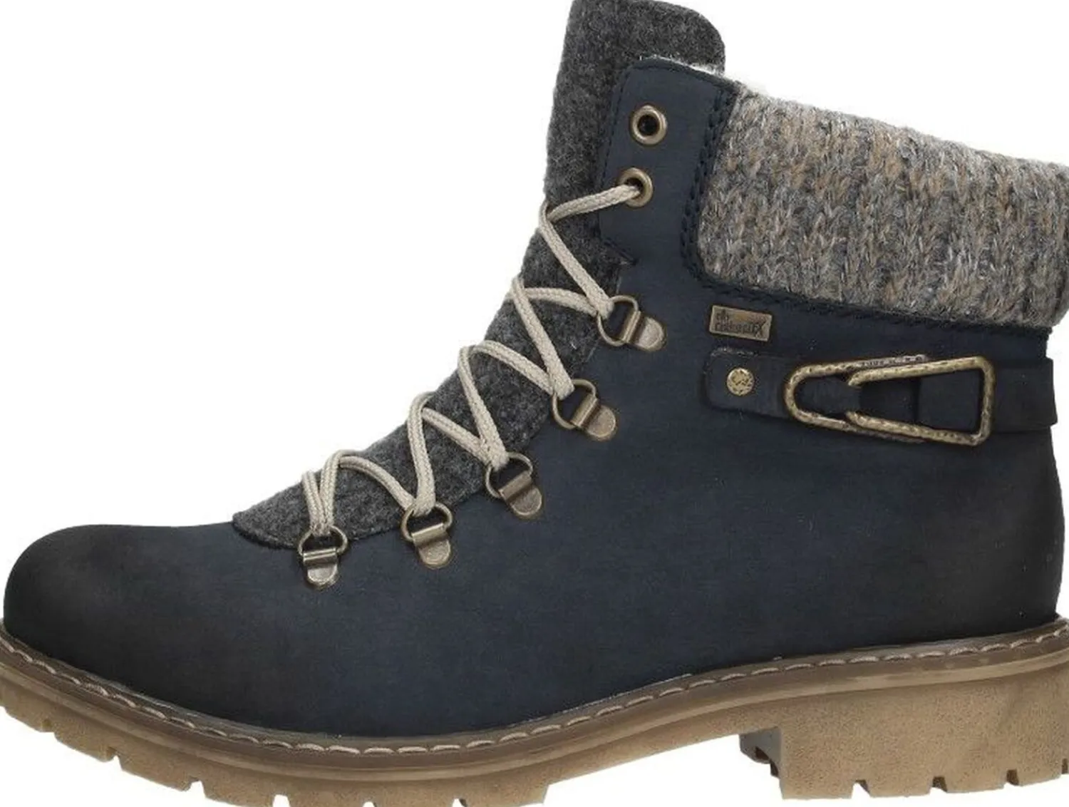 Rieker Dames veterschoenen Blauw Best