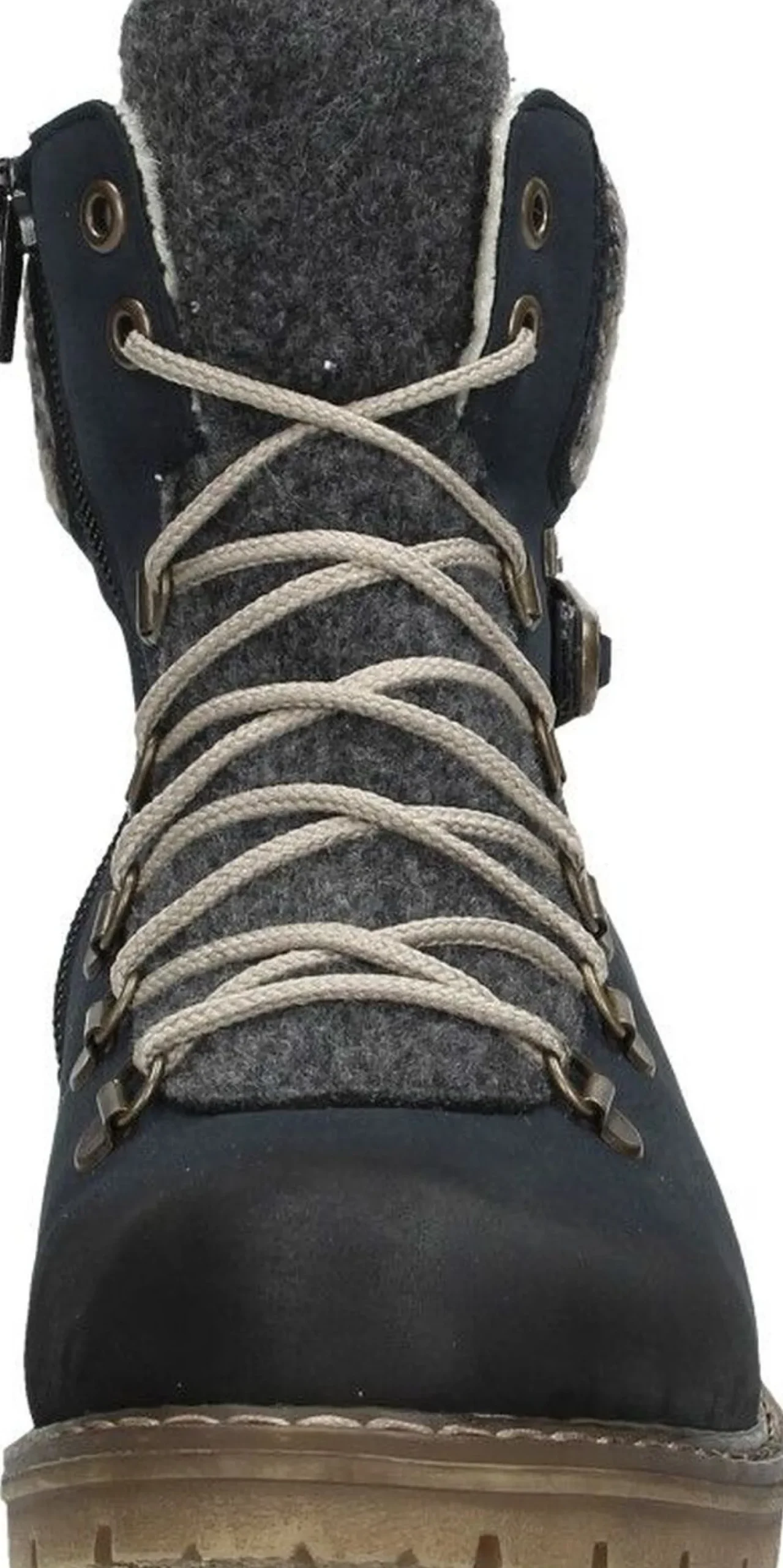 Rieker Dames veterschoenen Blauw Best