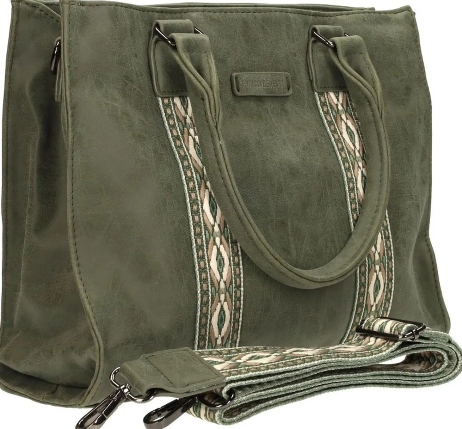 Enrico Benetti Damestassen Khaki Best