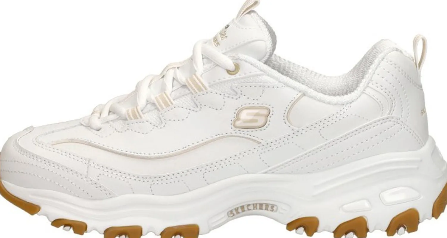 Skechers D'Lites - Good Neutral Wit Discount