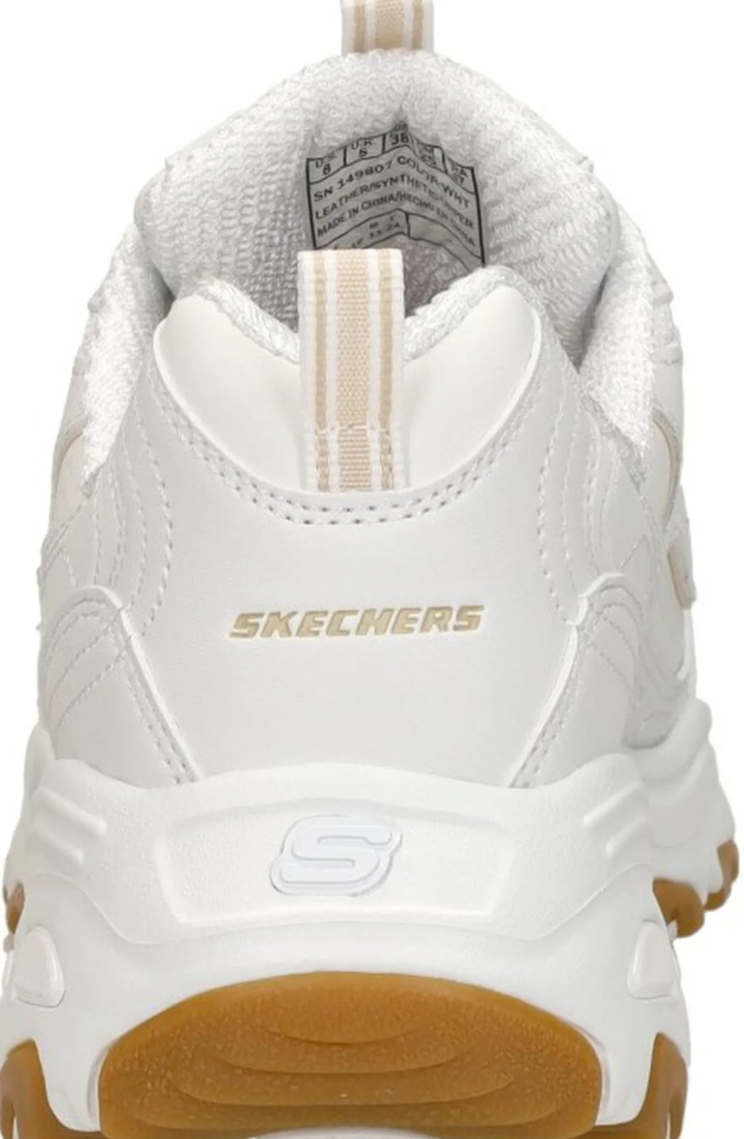 Skechers D'Lites - Good Neutral Wit Discount