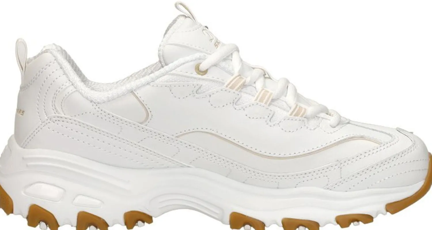 Skechers D'Lites - Good Neutral Wit Discount