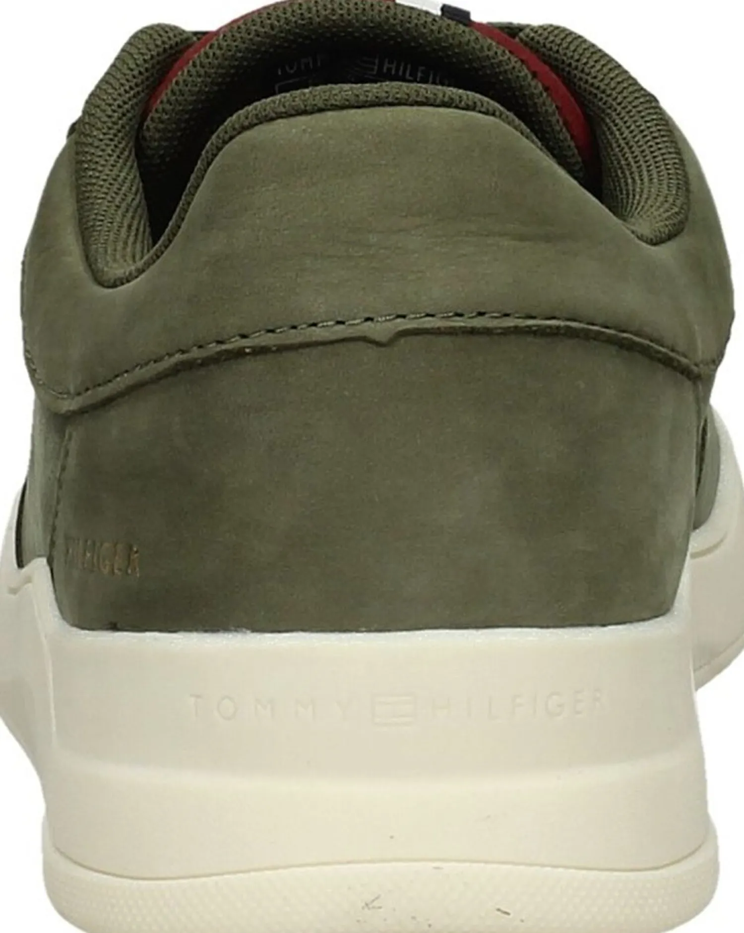 Tommy Hilfiger Elevated Cupsole Nubuck Groen Sale