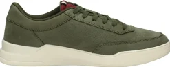 Tommy Hilfiger Elevated Cupsole Nubuck Groen Sale