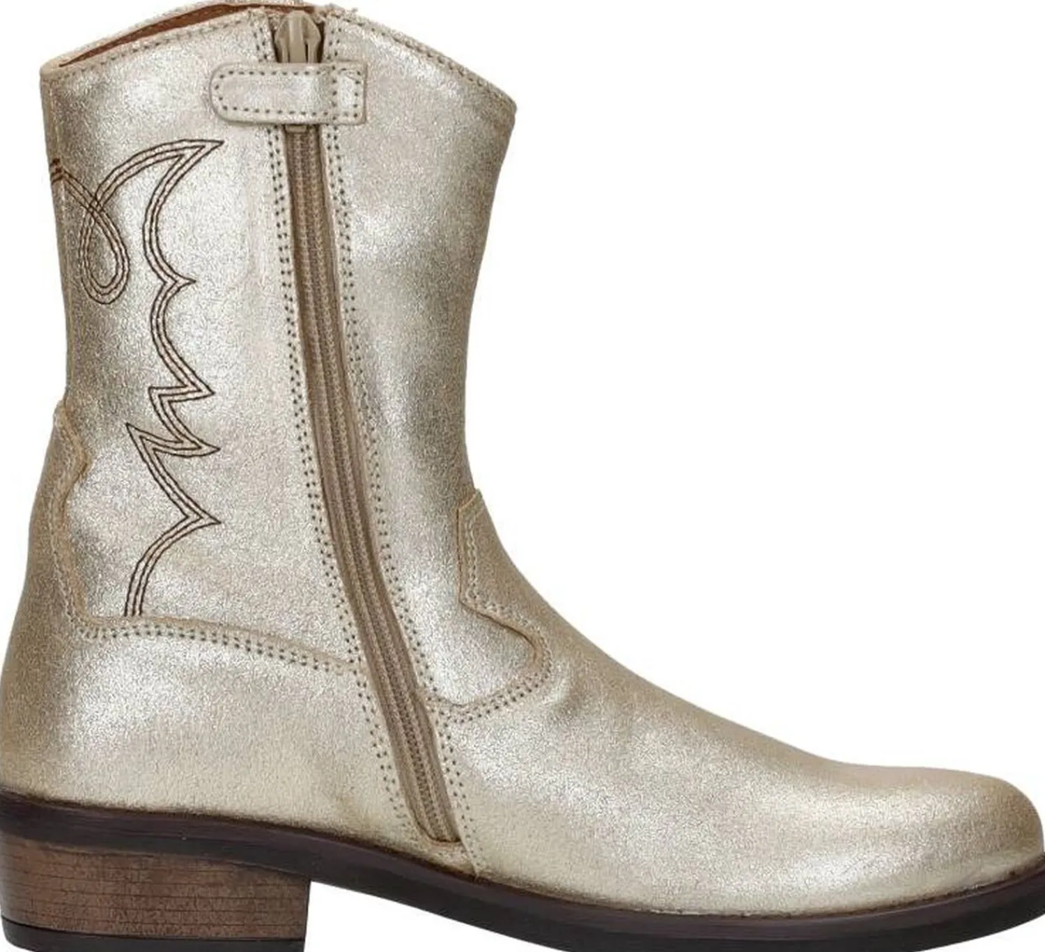 Sub55 Enkellaarsjes Goudkleur Fashion