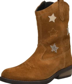 Keq Enkellaarsjes Cognac Fashion