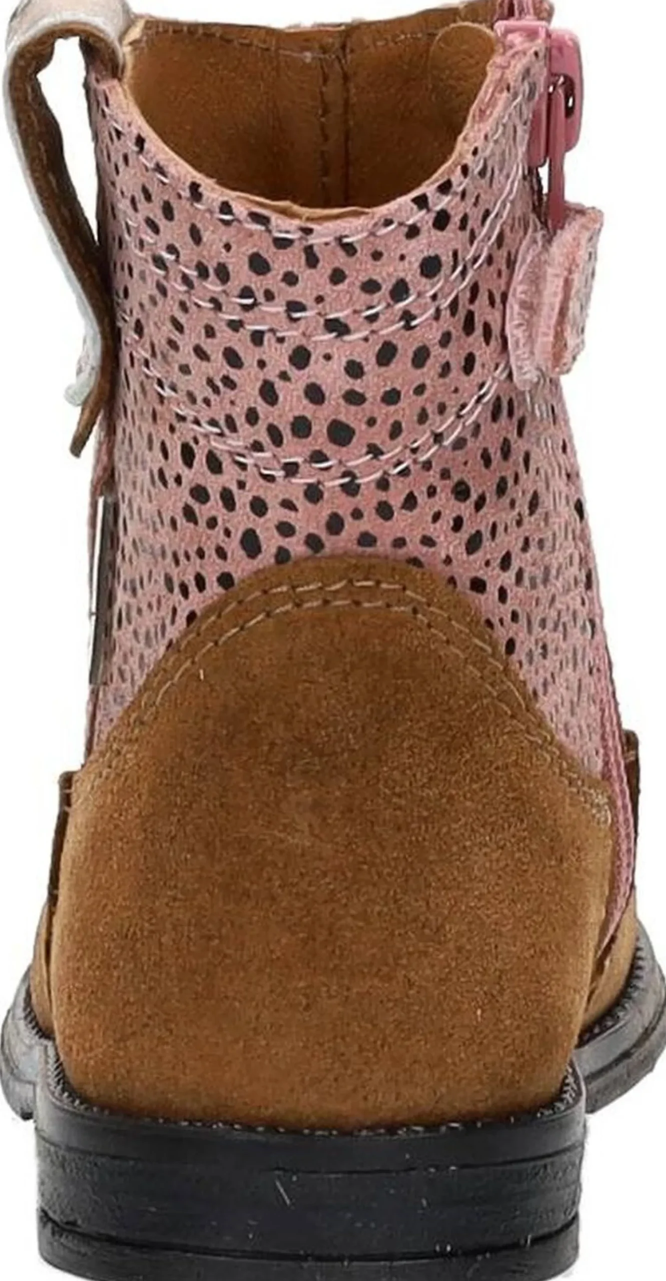 Develab Enkellaarsjes Roze Fashion